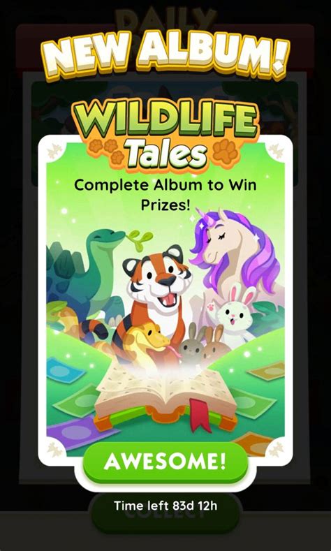 The first time you login to <strong>Monopoly Go</strong> each day, you earn a <strong>reward</strong>. . Monopoly go wildlife tales rewards